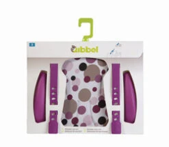 Qibbel Styling Set Deluxe Til Frontmonteret Barnestol Lilla Prikker