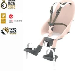 Urban Iki Barnestol Frontmonteret Lyserød/Hvid