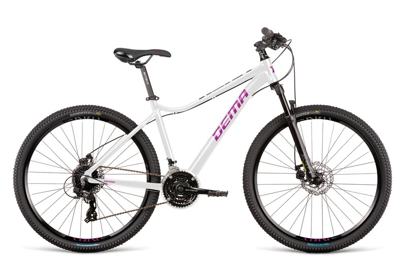 DEMA TIGRA 3 MTB 27,5" 24sp 16", Hvid/ Violet