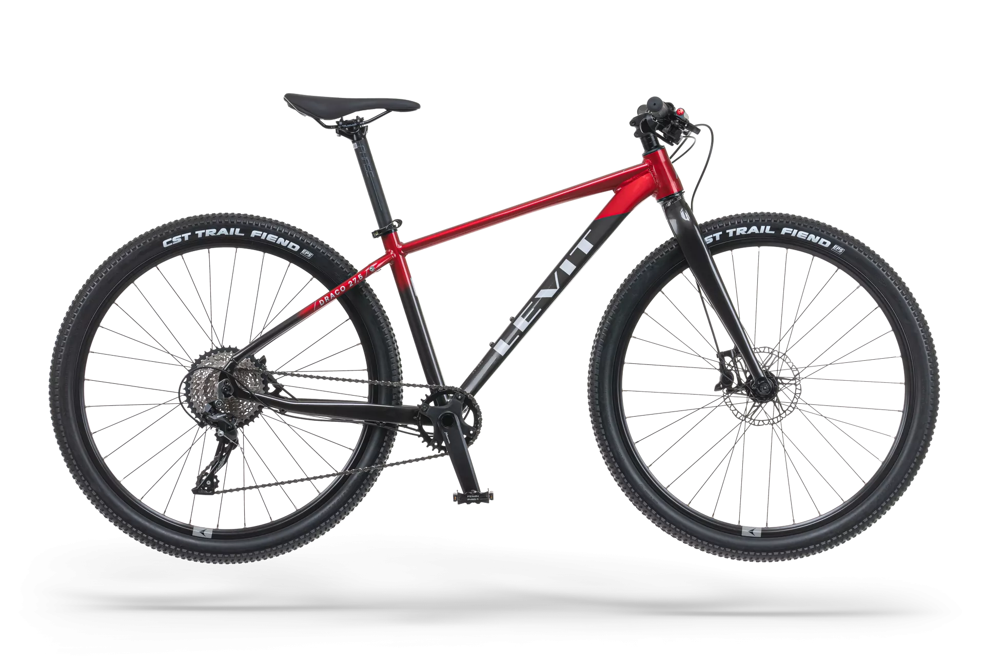 LEVIT DRACO 27,5 EVO 15,5" MTB Sort/ Rød