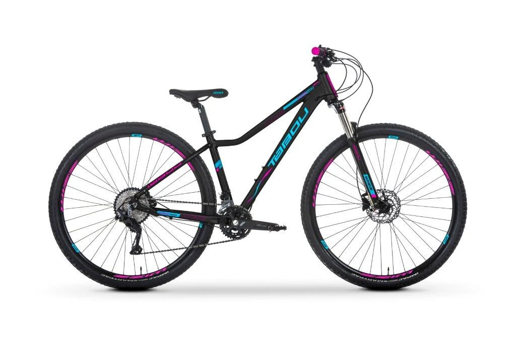 TABOU 29" WIZZ 4.0 MTB 2x10, Sort/ Pink/ Blå