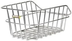 Basil Bagkurv Cento Alu 40x24x21 Sølv