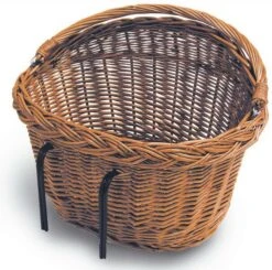 Basil Detroit Cykelkurv I Brun Flet