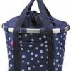 Klickfix Bikebasket Blå Med Prikker