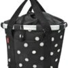Klickfix Bikebasket Sort Med Hvide Prikker