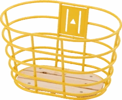 28" Gul Norden Kurv Med Træbund
